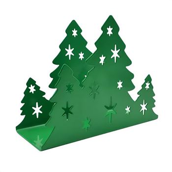 Obrázek z Kovový držák na ubrousky - vánoční stromek 