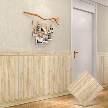 Obrázek 3D tapeta - světlé dřevo
