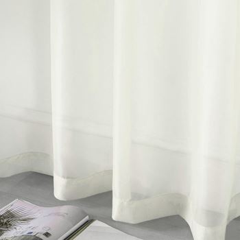 Obrázek z Voálová záclona 130 x 230 cm - krémová 