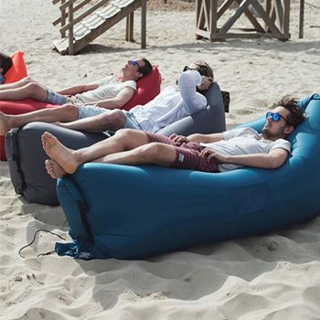 Obrázek z Nafukovací vak Lazy bag dvouvrstvý - zelený 