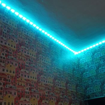 Obrázek z LED RGB pásek s ovladačem - 2 m 