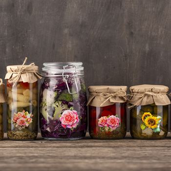 Obrázek z Dekorační samolepky - slunečnice 