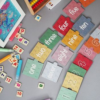 Obrázek Vzdělávací puzzle - počítání 20 dílků