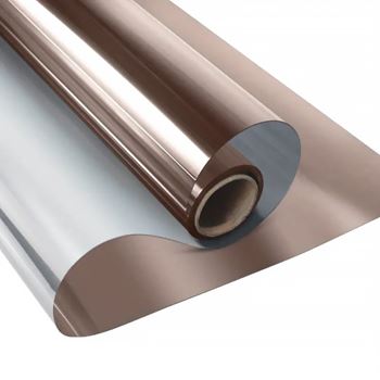 Obrázek Zrcadlová fólie na okna 200 cm - rose gold