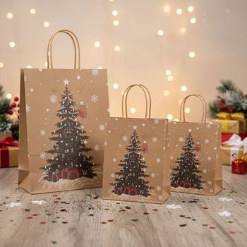 Obrázek Vánoční taška - velikost S - stromeček