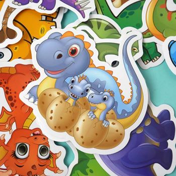 Obrázek z Dětské samolepky - dinosauři 