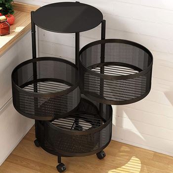 Obrázek Pojízdný organizér se 3 košíky - 2. jakost