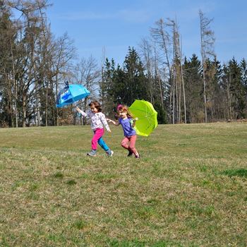 Obrázek z Dětský 3D deštník - víla 