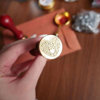 Obrázek z Dárková sada na výrobu pečetí - srdíčko 