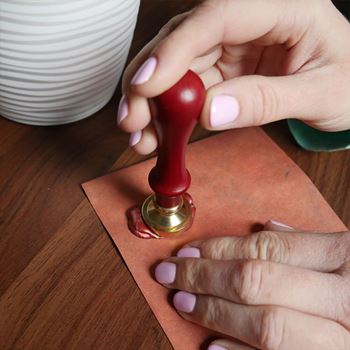 Obrázek z Dárková sada na výrobu pečetí - srdíčko 