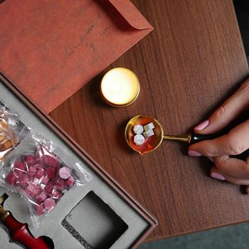 Obrázek z Dárková sada na výrobu pečetí - srdíčko 