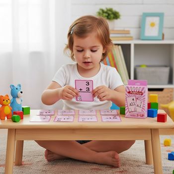 Obrázek z Sada matematických kartiček 36 ks  - sčítání 