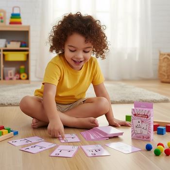 Obrázek z Sada matematických kartiček 36 ks  - sčítání 