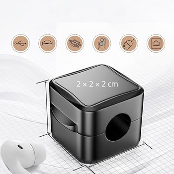 Obrázek z Magnetické nalepovací držáky na kabely 6 ks 