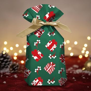 Obrázek Dárkové sáčky s mašlí 10 ks - L