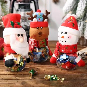 Obrázek z Vánoční dóza na sladkosti - sněhulák 