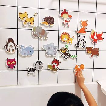 Obrázek Pěnová zvířátka do vany 15 ks