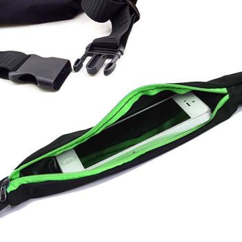 Obrázek Sportovní ledvinka slim - zelená