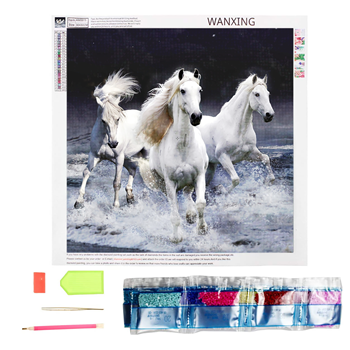 Obrázek Diamantové malování basic - koníci