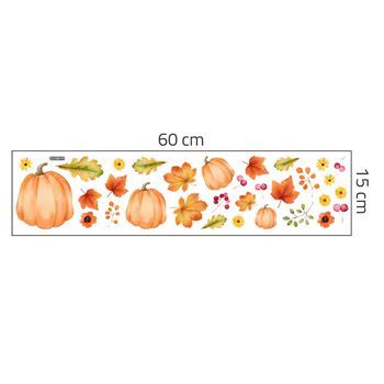 Obrázek z Přilnavé samolepky na okno - podzimní nálada 