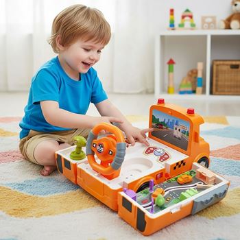 Obrázek Interaktivní rozkládací autobus s volantem