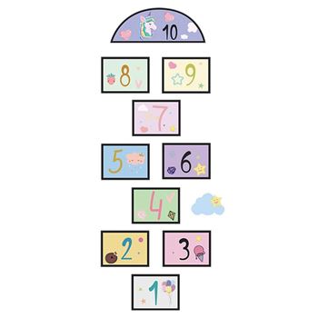 Obrázek Samolepky na podlahu - skákací panák