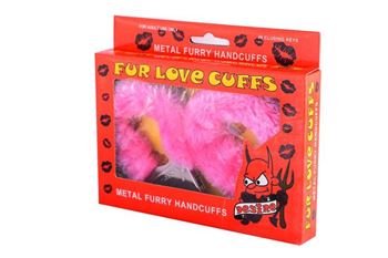 Obrázek Plyšová pouta - růžová