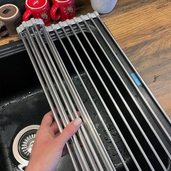 Obrázek z Skládací odkapávač na nádobí - 40 × 50 cm  