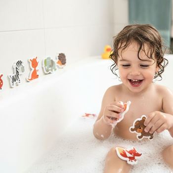 Obrázek z Pěnová zvířátka do vany 15 ks 