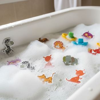 Obrázek Pěnová zvířátka do vany 15 ks