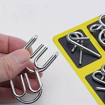 Obrázek z Kovové hlavolamy 8 ks 