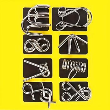 Obrázek z Kovové hlavolamy 8 ks 