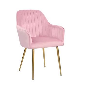 Obrázek Dětská polstrovaná růžová židlička/křesílko