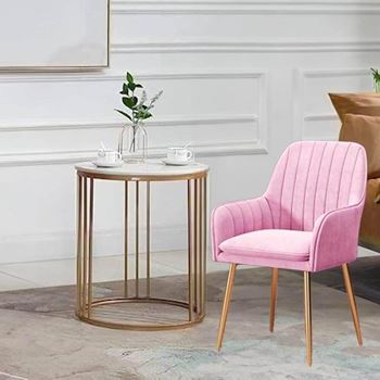 Obrázek z Dětská polstrovaná růžová židlička/křesílko 