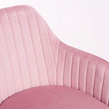 Obrázek z Dětská polstrovaná růžová židlička/křesílko 