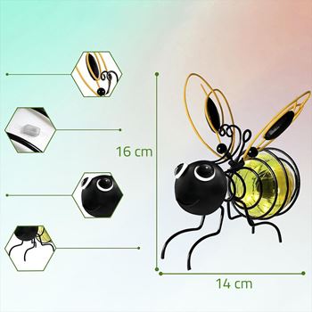 Obrázek Zahradní dekorace solární včelka