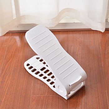 Obrázek Plastový organizér na boty - bílý