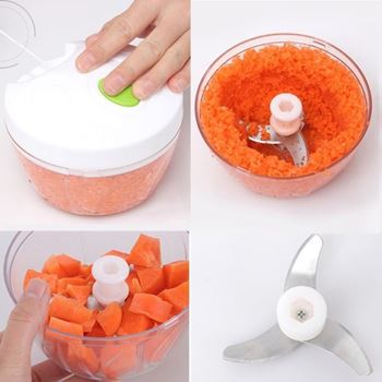 Obrázek z Ruční kuchyňský sekáček, 3 břity 