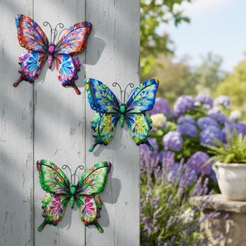 Obrázek Dekorativní venkovní motýli, 4 ks