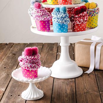 Obrázek z Ponožky v dárkovém balení - růžový cupcake 