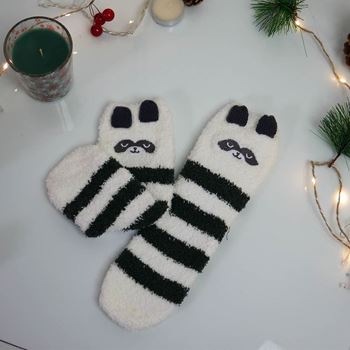 Obrázek Teplé ponožky v dárkové krabičce - panda