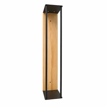Obrázek z Nástěnný držák na ručníky dřevo/kov 40 cm 