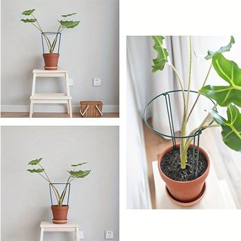 Obrázek z 2 ks Kovové podpěry rostlin - 35 cm 
