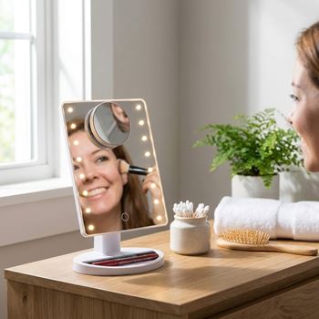 Obrázek Kosmetické zvětšovací zrcátko 22 LED diod