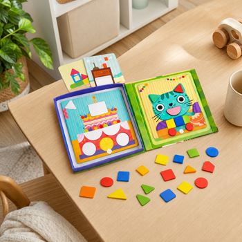 Obrázek z Magnetická tabulka - poznávej tvary 