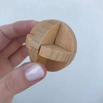 Obrázek 9dílná sada dřevěných hlavolamů