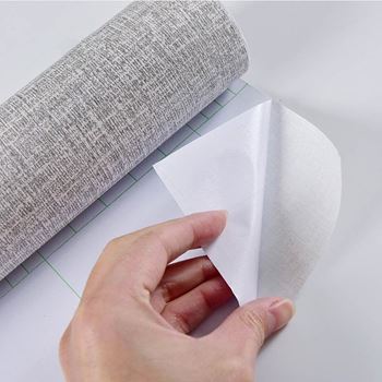 Obrázek z Vinylová tapeta na zeď 300 cm - šedá 